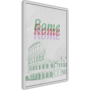 Плакат - Пастелен Рим