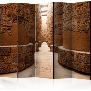 Преграда с 5 секции - Храмът в Карнак, Египет II [Разделители на стаи]