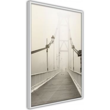Плакат - Мостът изчезва в мъгла