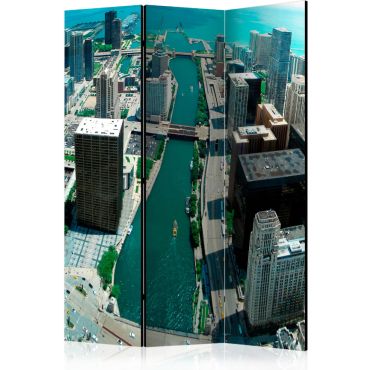 Разделител от 3 части - Градска архитектура на Чикаго [Разделители на стаи]