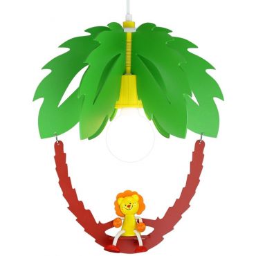 Висулна лампа за таван Elobra Palm Tree Lion