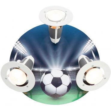 Стенен таван-лампа Elobra Football Arena Three-light