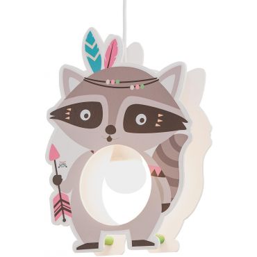 Висулна лампа за таван Elobra Little Indians Raccoon Oscar
