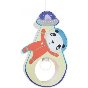 Висулна лампа за таван Elobra Little Astronauts Panda