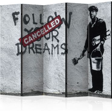 Разделител от 5 части - Dreams Cancelled (Banksy) II [Разделители на стаи]