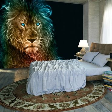 Самозалепващ се фототапет - Абстрактен лъв