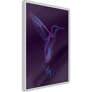 Плакат - Флуоресцентен колибри