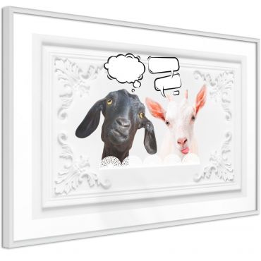 Плакат - Разговор на две кози