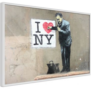 Плакат - Банкси: I Heart NY