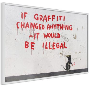 Плакат - Банкси: Ако графитите са променили нещо