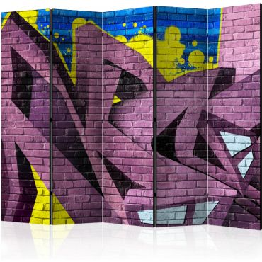 Преграда с 5 секции - Улично изкуство - графити II [Разделители на стаи]