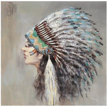 Рисуване Indian Lady