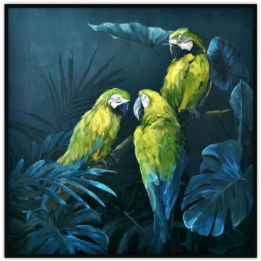Рисуване Green parrot 2