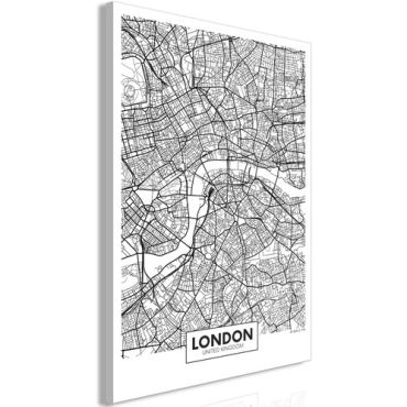 Таблица - Карта на Лондон (1 част) вертикална