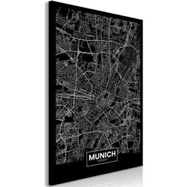 Таблица - тъмна карта на Мюнхен (1 част) вертикална