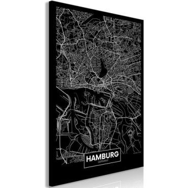 Таблица - тъмна карта на Хамбург (1 част) вертикална