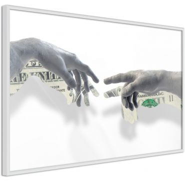 Плакат - Докосване на парите
