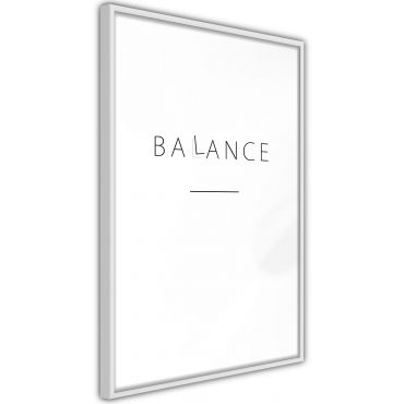 Плакат - Търсете баланс