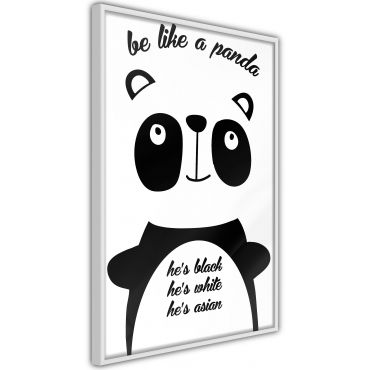 Плакат - толерантна панда