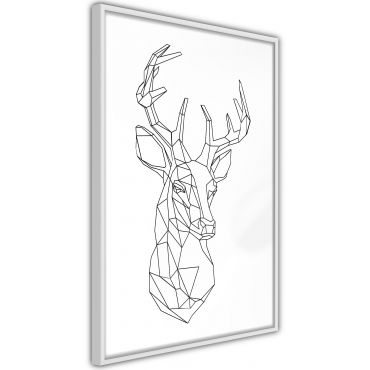 Плакат - минималистичен елен