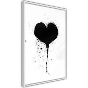 Плакат - Графити сърце