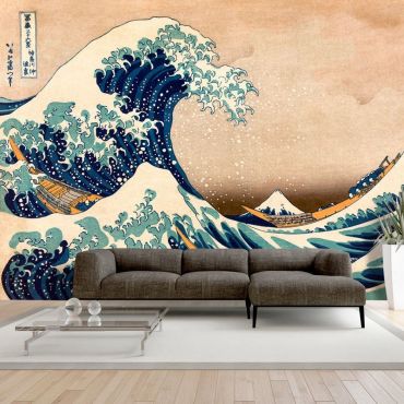 Самозалепващ се фототапет - Хокусай: Голямата вълна от Канагава (Възпроизвеждане)