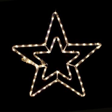 Фототръба с дизайн Double stars 60 LED