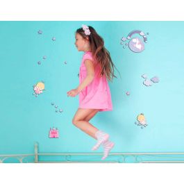 Декоративни стикери за стена Happy Fairies 3D