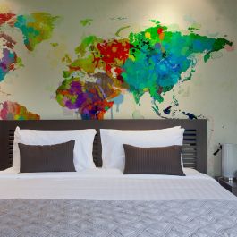 гоблен - Пляски с пръски на картата на света