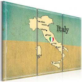 Платнен печат - Сърце на Италия - триптих