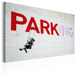 Canvas Seal - Люлка за паркиране на момиче от Banksy