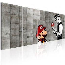 Платнен печат - Графити върху бетон