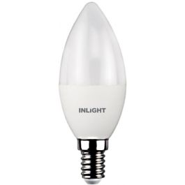 Лампа LED InLight E14 C37 8W 6500K
