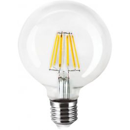 Лампа LED нажежаема жичка InLight E27 G95 8W 2700K Dimmable