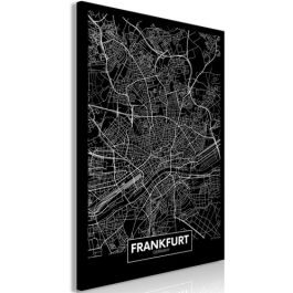 Таблица - тъмна карта на Франкфурт (1 част) вертикална