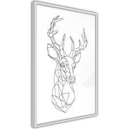 Плакат - минималистичен елен